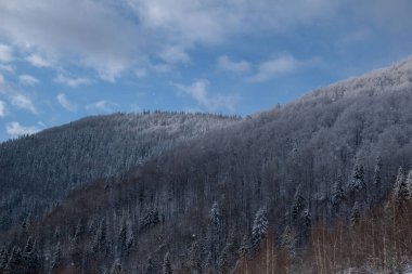 Kış dağları fotokopi alanı