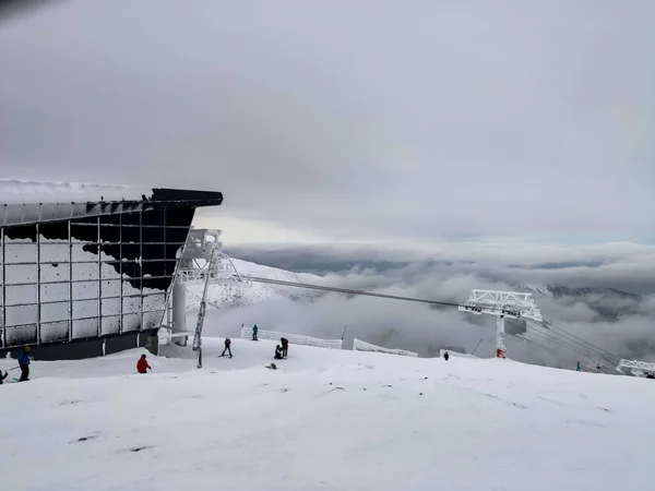 Estação Superior Jasna Estação Esqui Eslováquia Temporada Inverno — Fotografia de Stock