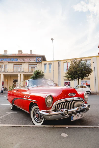 Opatija Croacia Junio 2019 Viejo Automóvil Retro Americano Buick — Foto de Stock