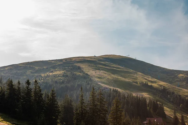 カルパチア山脈の風景コピースペース夏のドラゴブラートウクライナ — ストック写真