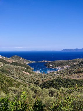 Lefkada Adası Yunanistan manzarası