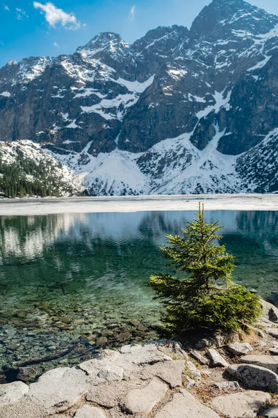 Morskie Oko Lake Tatras Mountains Poland — Foto Stock