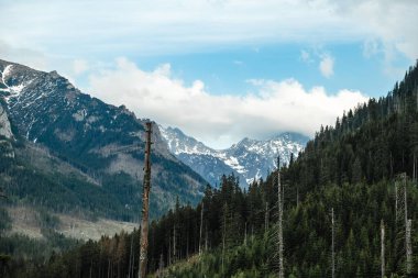 Tatras Dağları 'nın manzarası