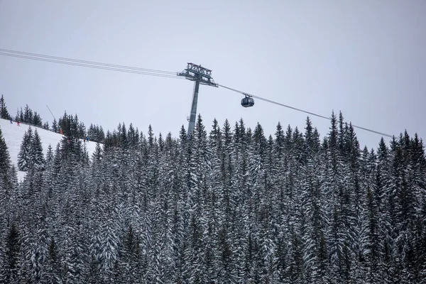 Jasna Ski Resort Καρέκλα Lift Σλοβακία Tatra Βουνά — Φωτογραφία Αρχείου