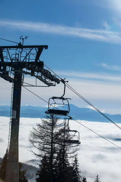 Belle Vue Paysage Station Ski Montagne Carpates Bukovel Ukraine — Photo
