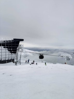 Slovakya kış mevsiminde Jasna Kayak Merkezinin en iyi istasyonu