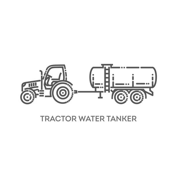 Zemědělská Doprava Ikona Zemědělství Symbol Vektoru — Stockový vektor