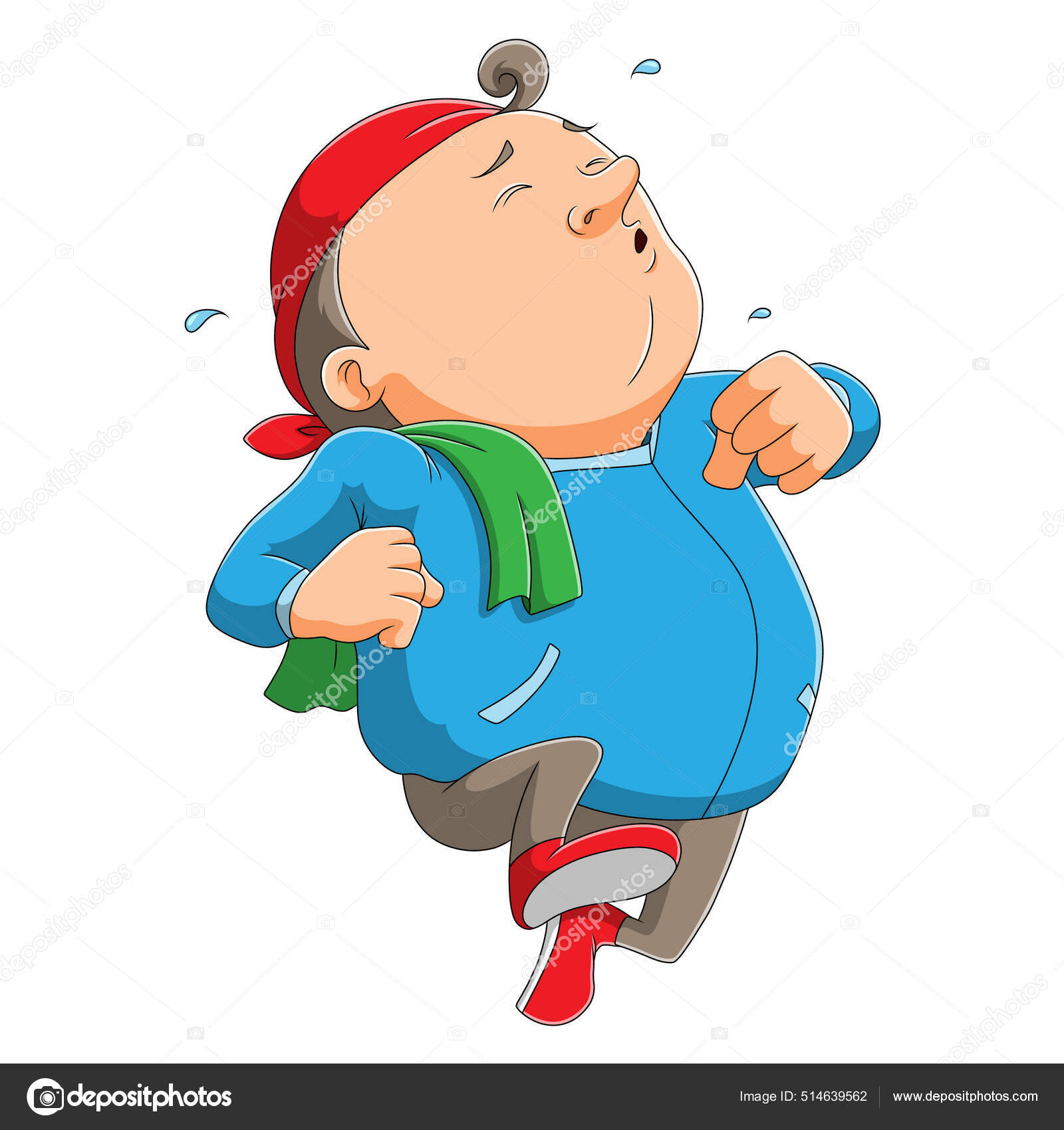 Exhausted cartoon runner Vector Art Stock Images | Depositphotos Exhausted cartoon runner Vector Art Stock Images | Depositphotos