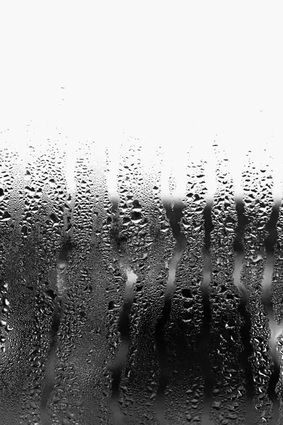 Fond Vertical Condensation Sur Verre Transparent Haute Humidité — Photo