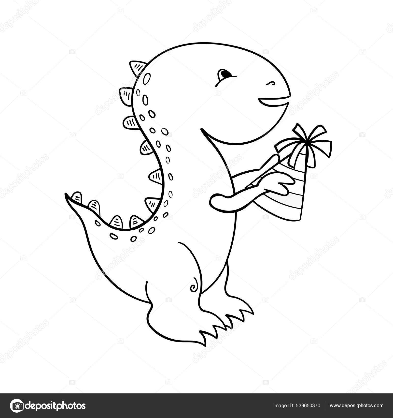 Desenhos de Dinossauros para colorir - Páginas para impressão grátis