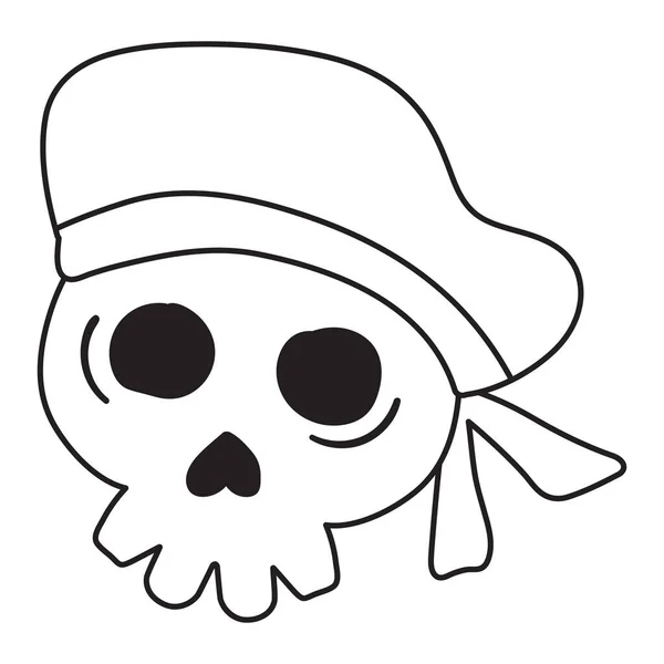 Pirate Hat Coloring Page