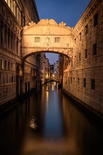 Bridge Sighs Velence Olaszország — Stock Fotó