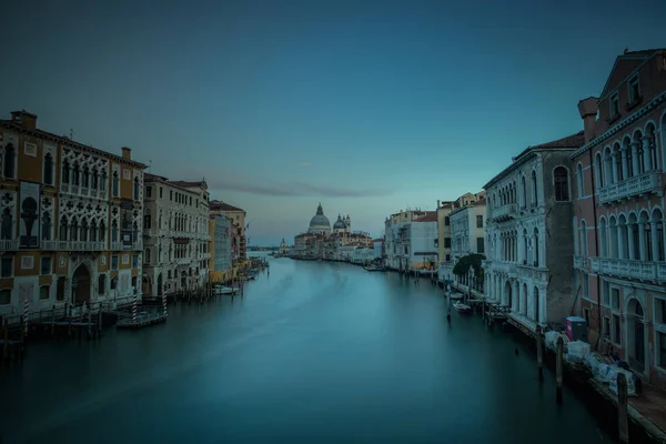 Вид Ponte Dell Accademia Сансет Венеція Італія — стокове фото