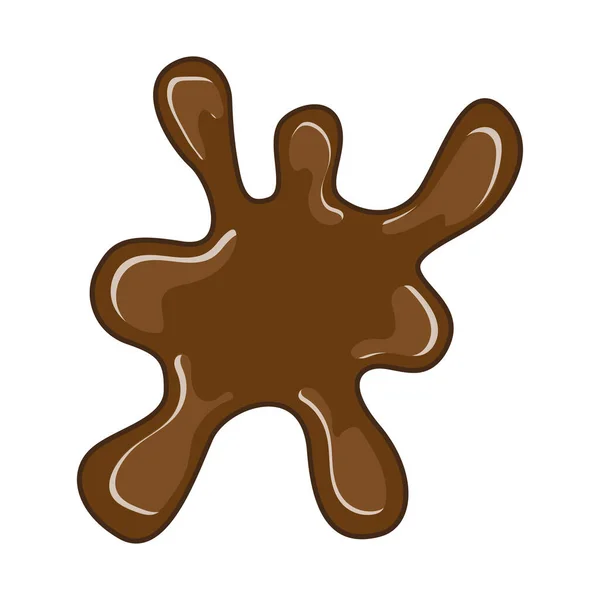 Illustration vectorielle des éclats de chocolat — Image vectorielle