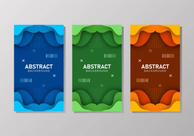 Sıvı gradyan şekilli renkli sıvı ve geometrik arkaplan