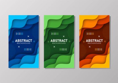 Sıvı gradyan şekilli renkli sıvı ve geometrik arkaplan