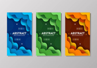 Sıvı gradyan şekilli renkli sıvı ve geometrik arkaplan