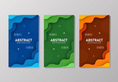 Sıvı gradyan şekilli renkli sıvı ve geometrik arkaplan