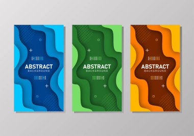 Sıvı gradyan şekilli renkli sıvı ve geometrik arkaplan