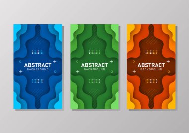 Sıvı gradyan şekilli renkli sıvı ve geometrik arkaplan