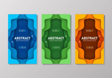 Sıvı gradyan şekilli renkli sıvı ve geometrik arkaplan