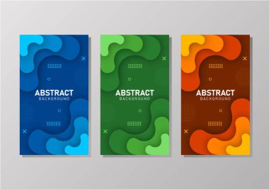 Sıvı gradyan şekilli renkli sıvı ve geometrik arkaplan