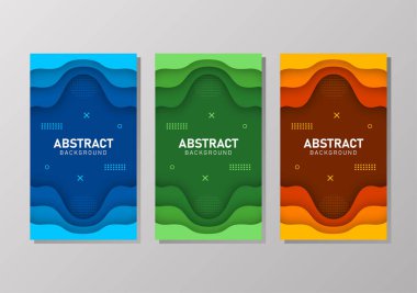 Sıvı gradyan şekilli renkli sıvı ve geometrik arkaplan