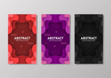 Sıvı gradyan şekilli renkli sıvı ve geometrik arkaplan