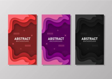 Sıvı gradyan şekilli renkli sıvı ve geometrik arkaplan