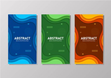 Sıvı gradyan şekilli renkli sıvı ve geometrik arkaplan