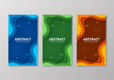 Sıvı gradyan şekilli renkli sıvı ve geometrik arkaplan