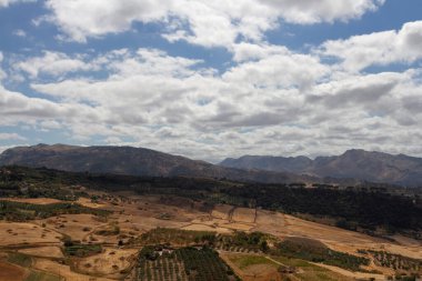 panoramik görünümlü ronda malaga İspanya turizmi