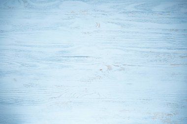 Mavi ahşap arka plan, doku. Üst görünüm.