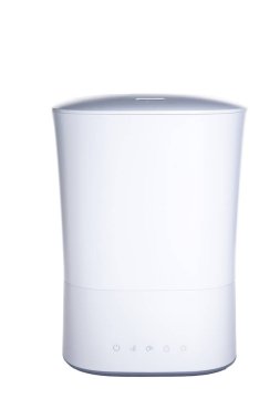 Beyaz arka planda modern hava nemlendirici, izole edilmiş.