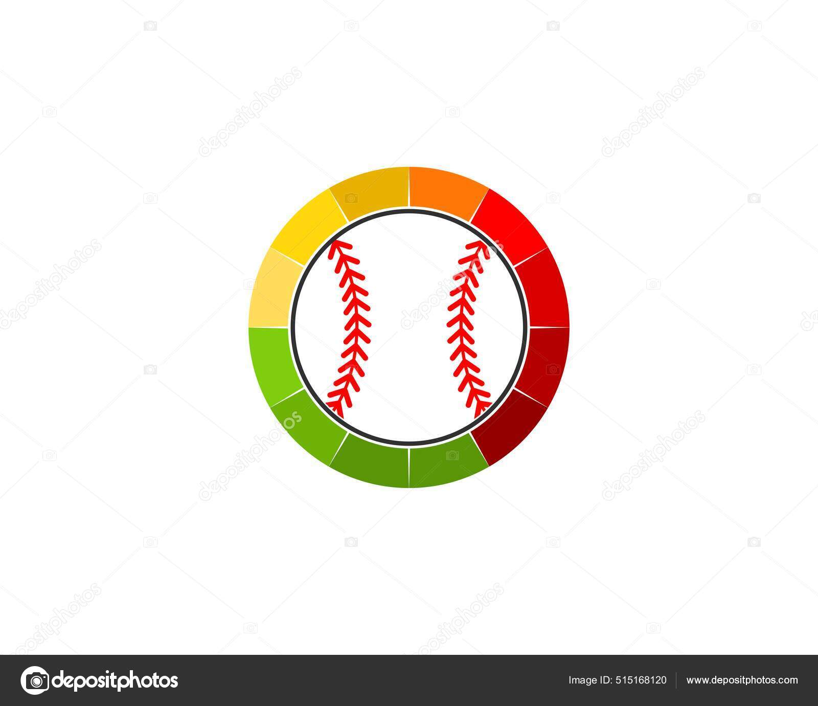 Baseball Speedometer Indicator Stock Vector by ©skyace 515168120