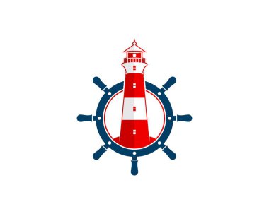 Gemi dümeninde deniz feneri