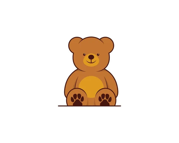 Oyuncak bebek vektör çizim logosu