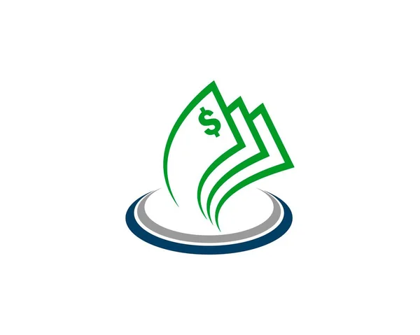 Χρήματα Από Λογότυπο Του Κύκλου — Διανυσματικό Αρχείο