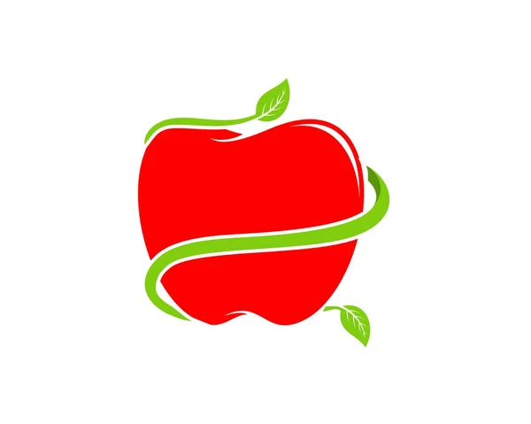 Apple Leaves — Vector de stock