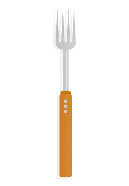 Çatal Çizimi Mutfak Eşyaları Mutfak Aletleri Tasarım Konsepti Restoran Simgesi — Stok fotoğraf