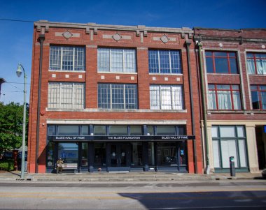 Şehir merkezi Memphis, İlkbahar 2022, Lorraine Motel tabelası