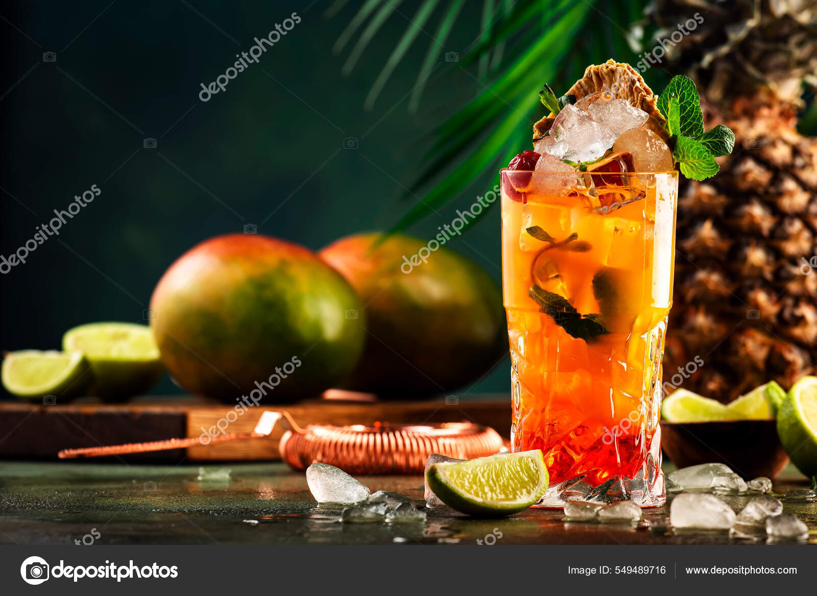 Vodka Pineapple Orange Juice Cocktail Vodka Pineapple Juice Sprite