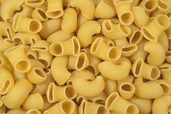 Horns Shaped Pasta Close Pasta Bakery — Stock Photo, Image