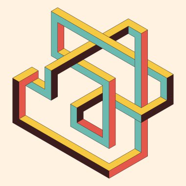 Isometric geometrik şekil soyut arka plan modern klasik sanat tarzı. Tasarım ögesi şablonu poster, arkaplan, yayın, broşür, broşür, broşür, broşür, illüstrasyon için kullanılabilir