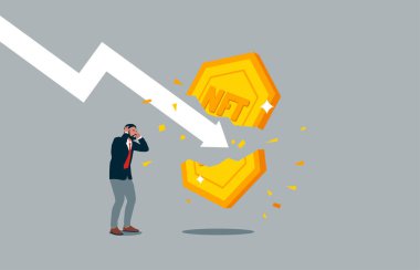 Crisis and Global economic NFT token problem, Bankruptcy unpaid loan debt, investment failure.