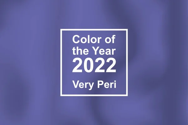 Mycket Peri Textil Tyg Textur Färg Trend Färg Året 2022 — Stock vektor