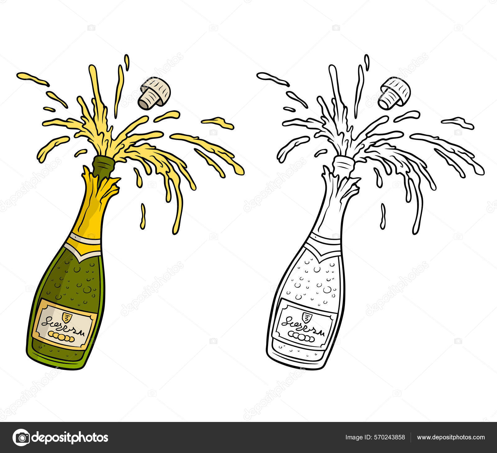 Vintage Champagne Canvas, image size:1600x1459