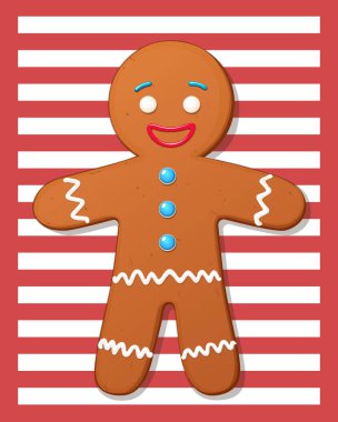 Zencefilli kurabiye. Noel şekeri