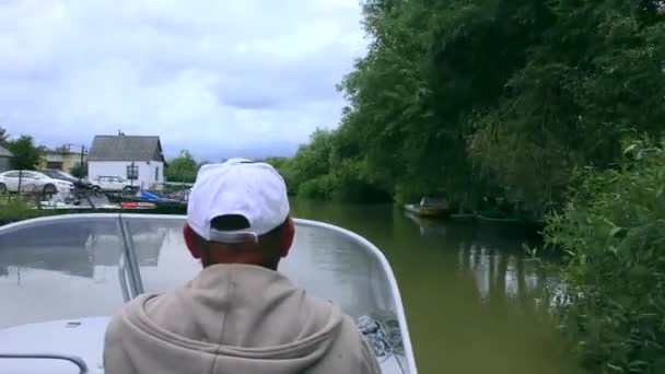 Danube Delta is a very beautiful and amazing place. — Video Stock