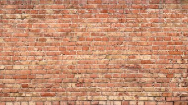 Eski grunge kırmızı tuğla duvar